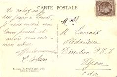 CPA Environs de Nolau Cote d'Or Vallee de la Cozanne