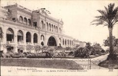 CPA Menton le Jardin Public et le Casino Municipal 