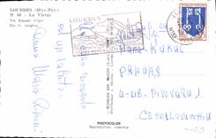 CPA Lourdes Htes Pyr la Vierge 
