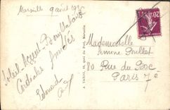 CPA Marseille le Fort St Jean et la Cathedrale 