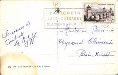 CPA Cauterets le Lac d'Estom 