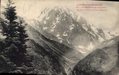 CPA Les Hautes Pyrenees Bagneres de Bigorre le Pic du Midi de 