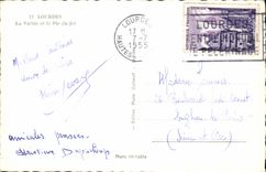 CPA Lourdes la Vallee et le Pic du Jer 