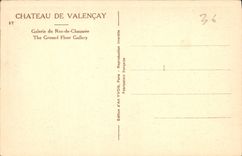 CPA Chateau de Valencay Galerie du Rez de Chaussee