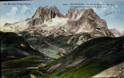 CPA La Savoie Touristique Maurienne le Col du Glandon les Aiguilles de Largentiere 