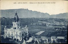 CPA Aix les Bains Chateau de la roche du Roi et la Dent du Chat 