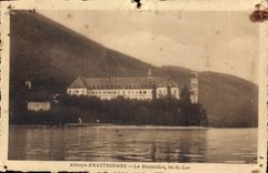 CPA Abbaye d'Hautecombe le Monastere vu du Lac 