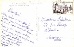 CPA Aix les Bains Facade du Grand Cercle
