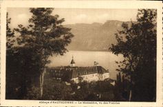 CPA Abbaye d'Hautecombe le Monastere vu des Prairies 