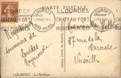 CPA Lourdes la Basilique 