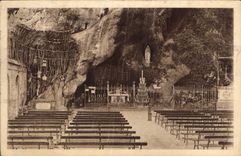 CPA Lourdes la Grotte Miraculeuse 