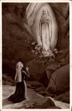 CPA Lourdes Apparition de la Tres Sainte Vierge a Bernadette Soubirous 