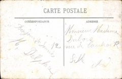 CPA Lourdes vue vers le Chateau 