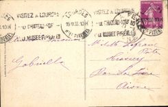 CPA Lourdes vue Plongeante sur la Basilique 