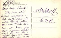 CPA Lourdes Basilique et le Monument Interallie 