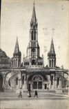 CPA Les Hautes Pyrenees Lourdes Basilique de Face 