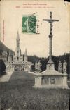 CPA Les Hautes Pyrenees Lourdes la Croix des Bretons 