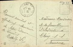 CPA Les Hautes Pyrenees Lourdes la Croix des Bretons 