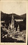 CPA Lourdes vue Plongeante sur la Basilique 