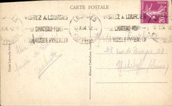 CPA Lourdes vue Plongeante sur la Basilique 