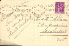 CPA Lourdes la Basilique et le Calvaire Breton 