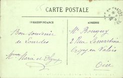 CPA Lourdes vue d'ensemble de la Basilique et le Pont Neuf 