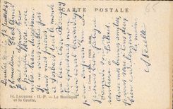 CPA Lourdes la Basilique et la Grotte 