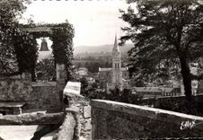 CPA Lourdes vue prise du Chateau Fort 