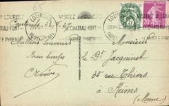 CPA Cauterets la Cascade du Pont d'Espagne 