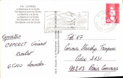 CPA Lourdes la Basilique et la Grotte 
