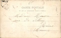 CPA Lourdes Apparition de la S Vierge Bernadette le 7 Avrile 