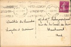 CPA Lourdes le Chateau Fort 