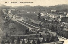 CPA Lourdes vue panoramique 