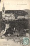 CPA Lourdes la Grotte et la Basilique 