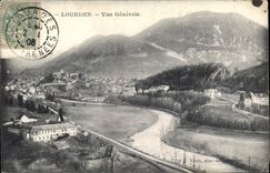 CPA Lourdes vue generale 