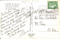 CPA Lourdes Htes Pyr La Basilique l'Esplanade du Rosaire 