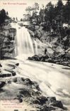 CPA Les Hautes Pyrenees Cauterets Ensemble de la Cascade du Pont d'Espagne 