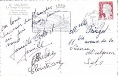 CPA Lourdes La Vierge Couronnee 