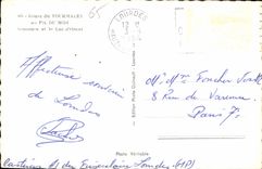 CPA Route du Tourmalet au Pic du Midi Sencours et le Lac d'Oncet 