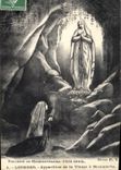 CPA Lourdes Apparition de la Vierge a Bernadette 