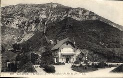 CPA Lourdes Le Chemin de Fer Funiculaire du Pic du Jer 