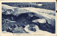 CPA Gavarnie Cirque de Gavarnie Le Pont de Neige 