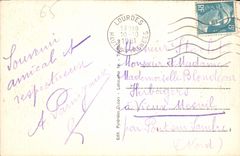 CPA Lourdes Esplanade et Basilique Scene Apparition Basilique Grotte 