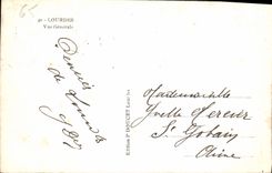 CPA Lourdes Vue generale 