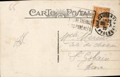 CPA Lourdes Vue genearle prise du Chateau Fort 