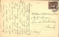 CPA Lourdes Vue generale prise du Chateau Fort 