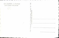 CPA Lourdes La Basilique et la Grotte miraculeuse 