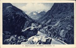 CPA Route de Luz a Gavarnie Le Chaos 