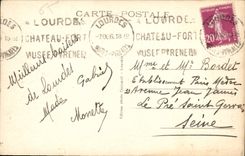 CPA Lourdes La Basilique et le Gave 