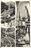 CPA Lourdes La Basilique La Grotte Miraculeuse 
